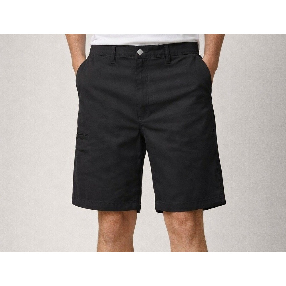 Brahma Canvas Shorts Mens 40 Black‎ Relaxed Fit Workwear Cargo 2 pair